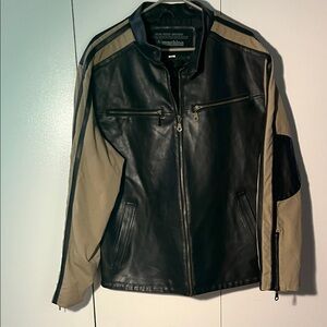 Machine Black and Tan Men's Jacket